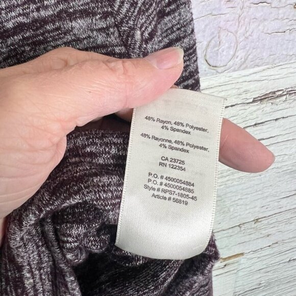 Aritzia Wilfred Free Bridgette Plunge V-Neck Long Sleeve Crop Top small - Picture 6 of 8